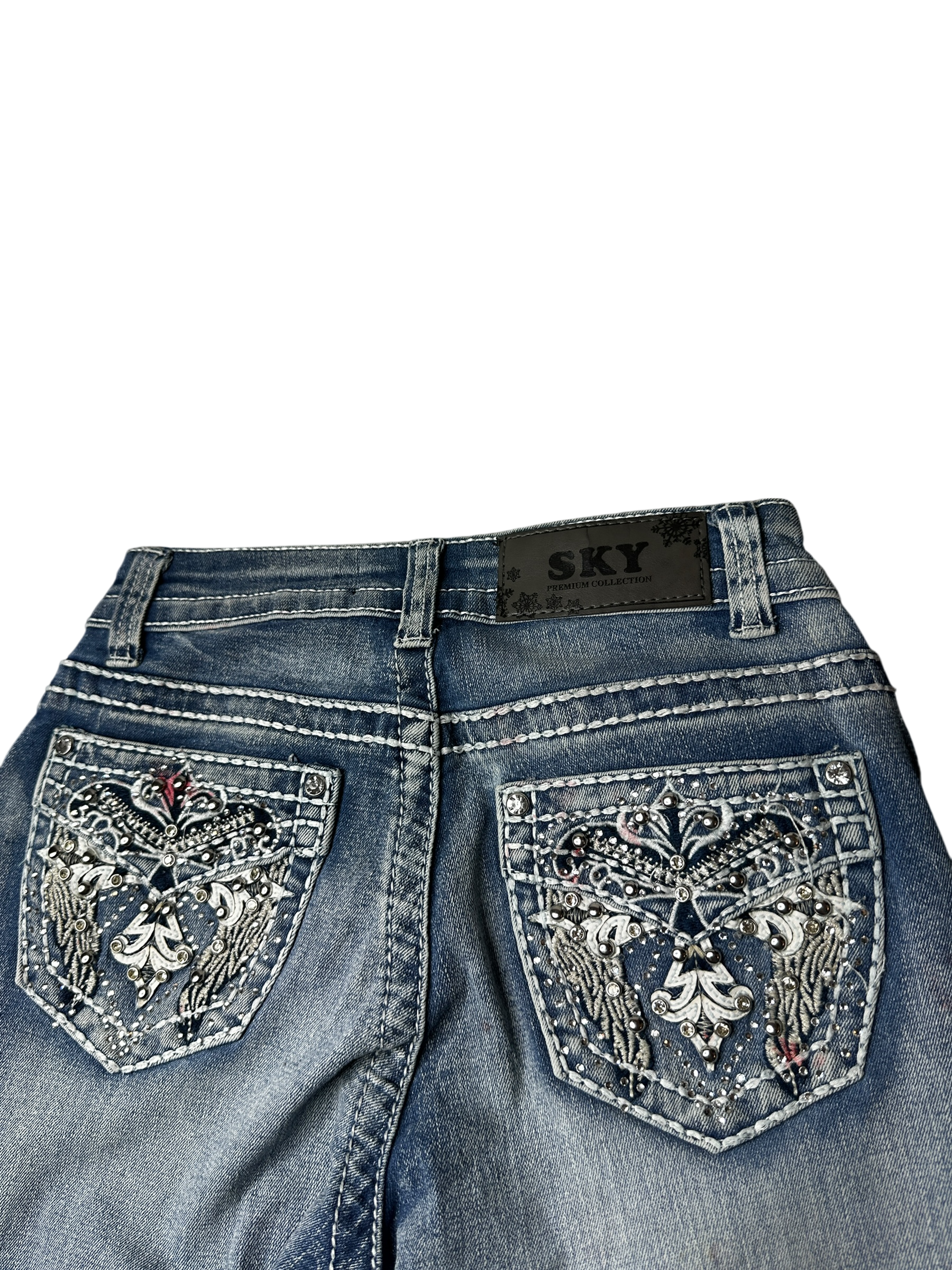 2000s low waist bootcut Jeans (XXS)