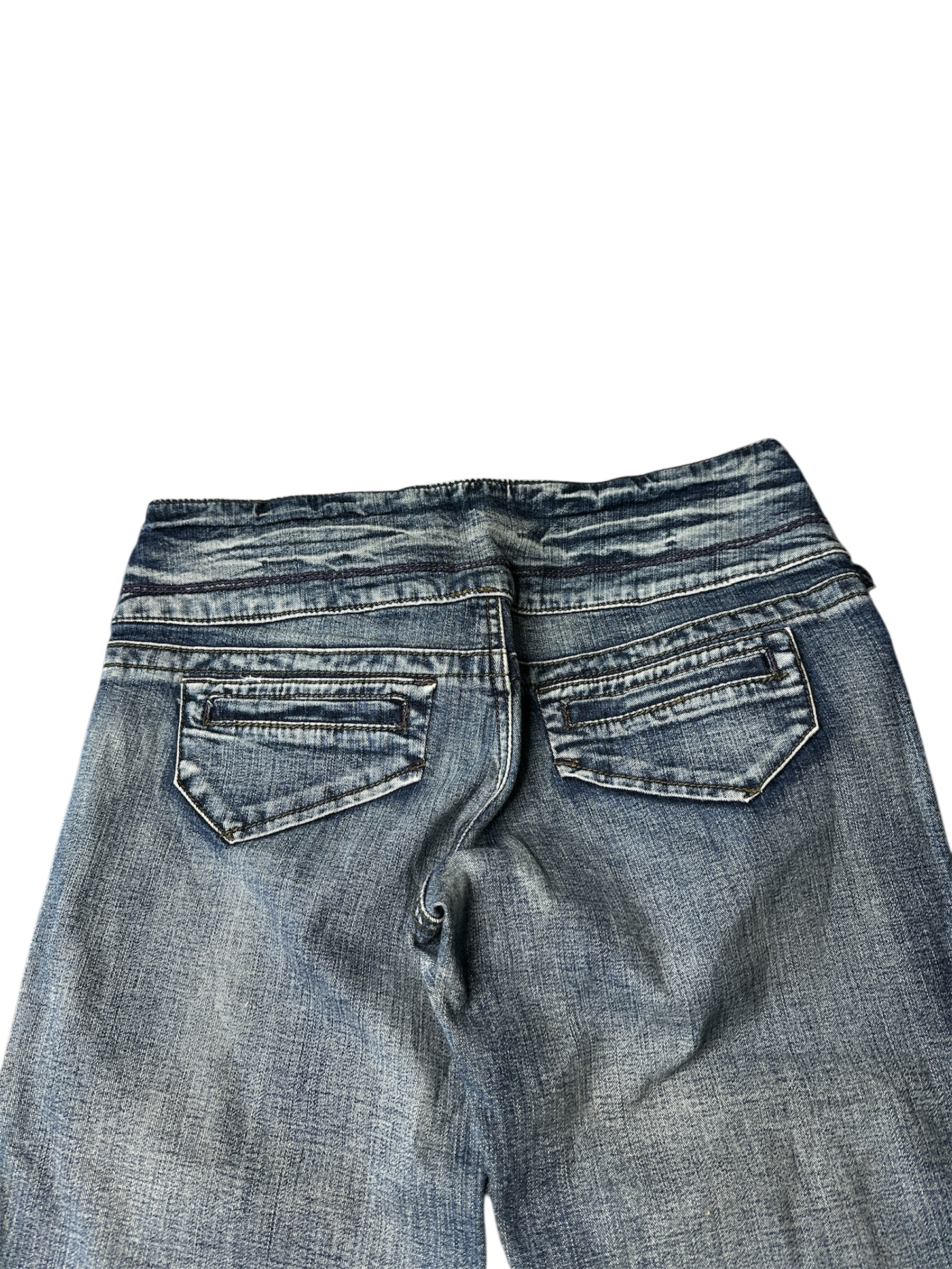 2000s low waist Straight Jeans (S-M)