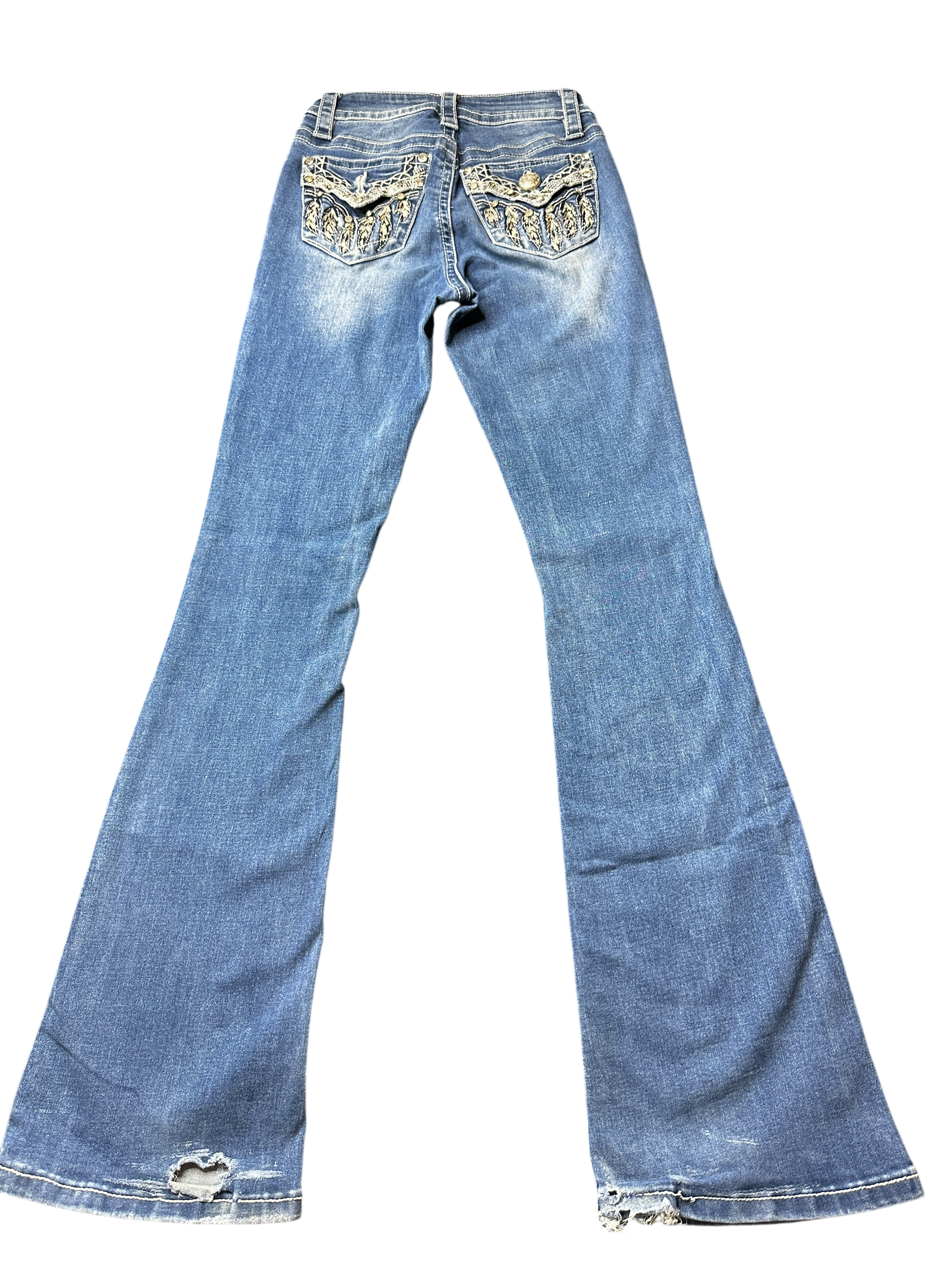 2000s Low waist bootcut Jeans (XXS)