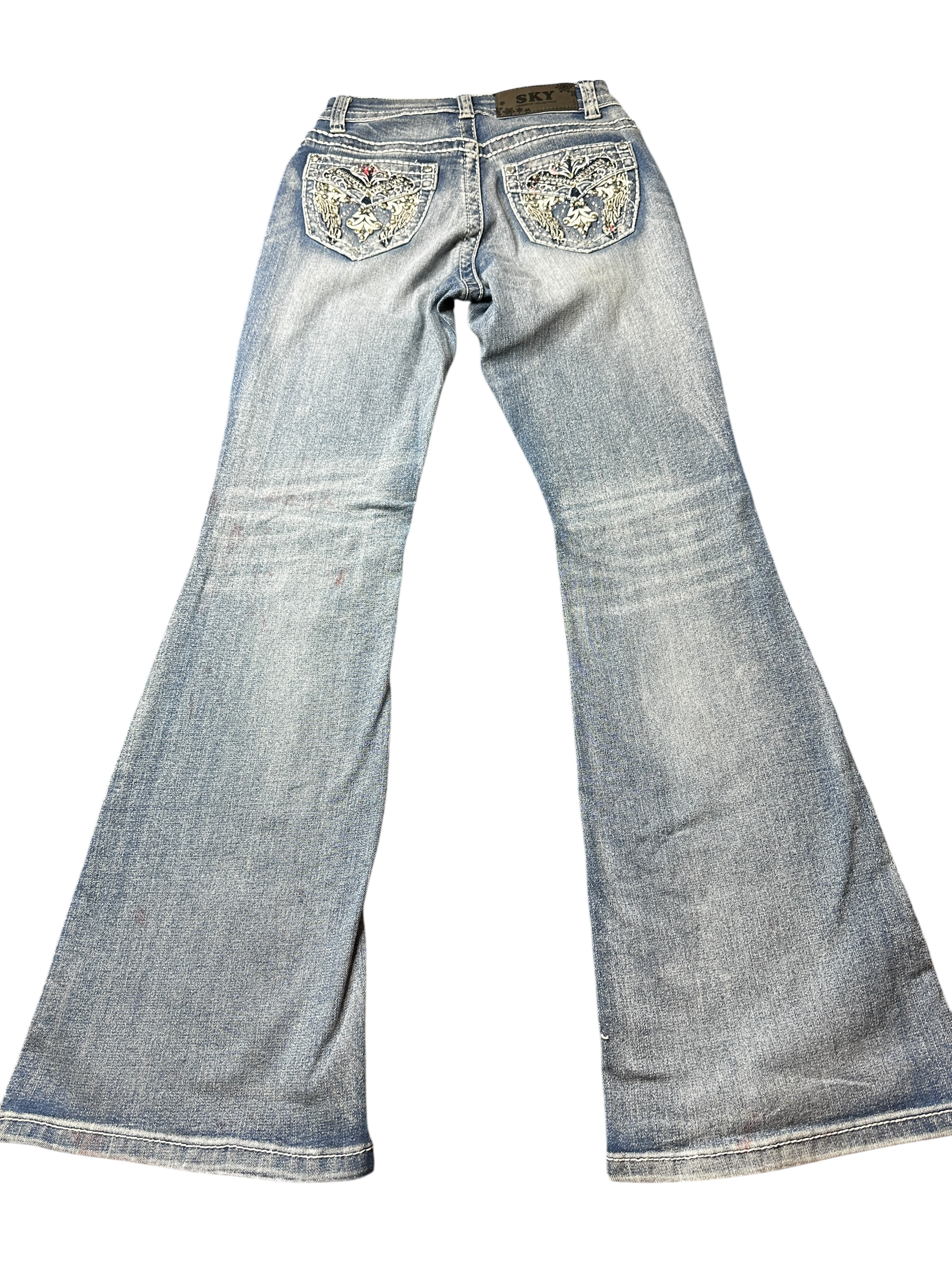 2000s low waist bootcut Jeans (XXS)
