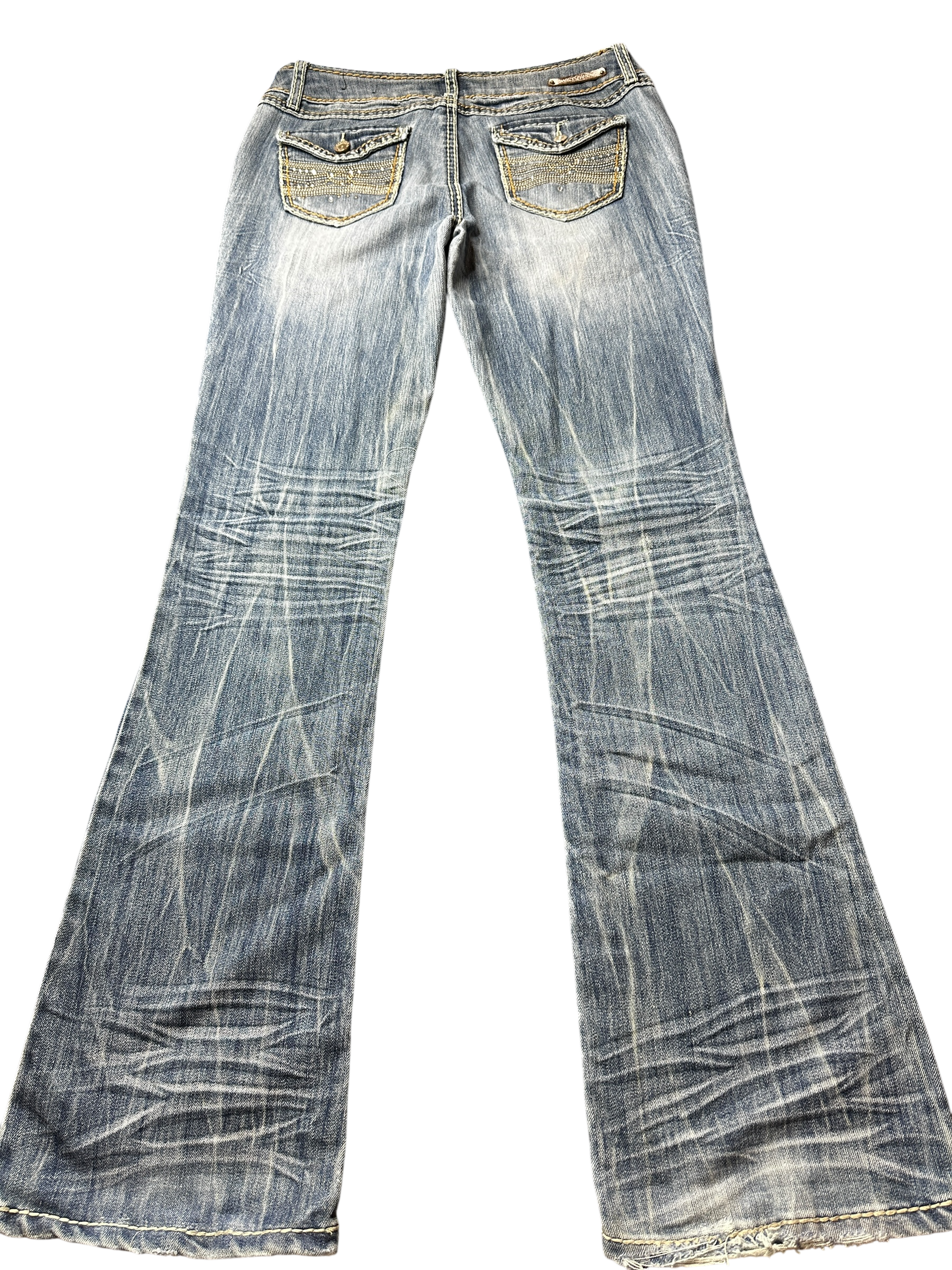 2000s perfect washed low waist bootcut Jeans